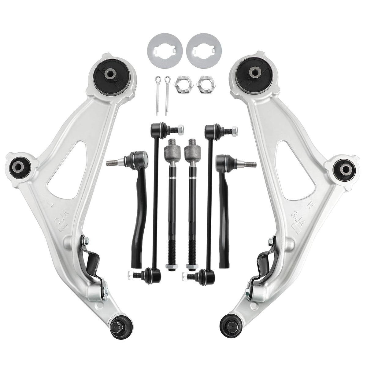 maXpeedingrods front lower control arm with ball joint for Nissan Pathfinder enhances steering feel.