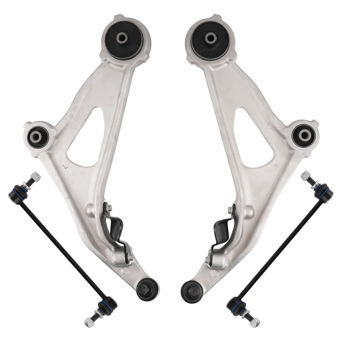 maXpeedingrods front lower control arm kit for Nissan Pathfinder enhances steering stability.