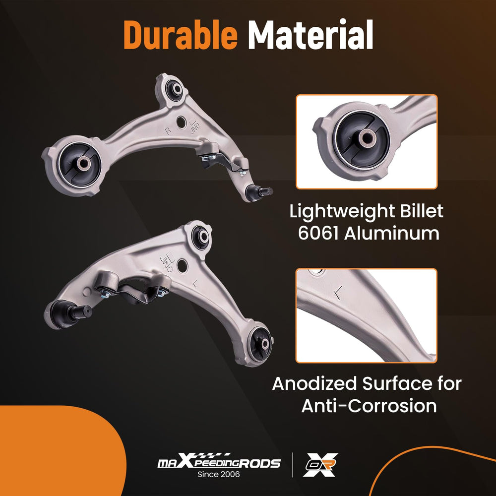 MaXpeedingrods front right lower control arm for Altima 2013 coupe, sturdy performance upgrade.