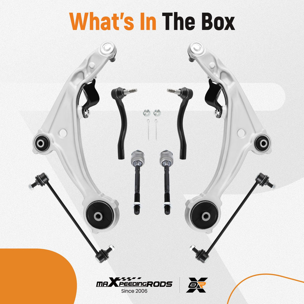 maXpeedingrods complete front suspension kit for 2013 Altima Coupe offers comprehensive upgrades