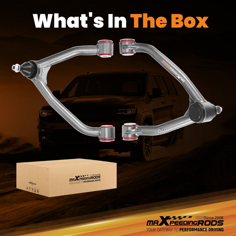 maXpeedingrods heavy-duty arm image highlights reinforced tube walls for strength