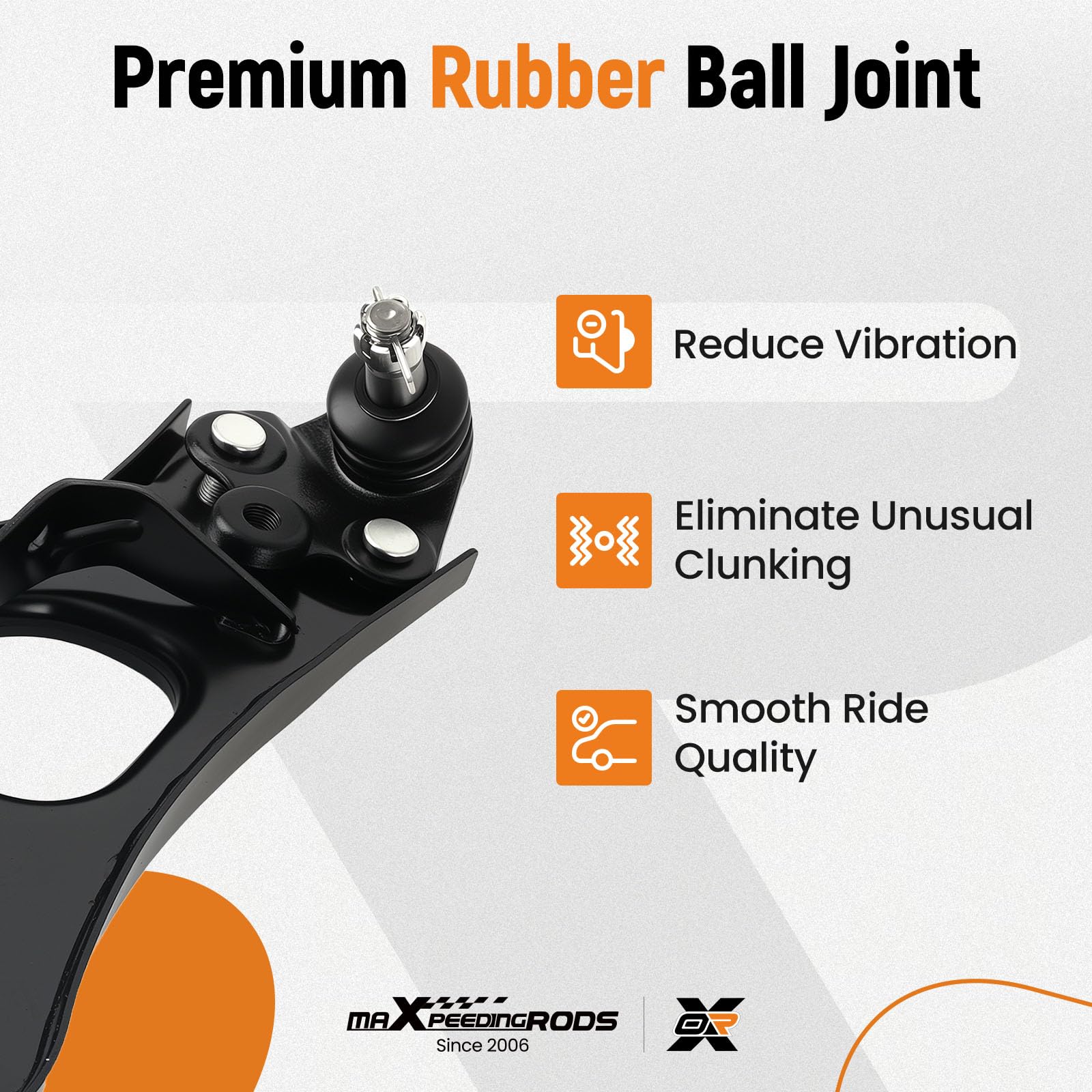 maXpeedingrods front sway bar end link for Honda Civic enhances cornering stability.