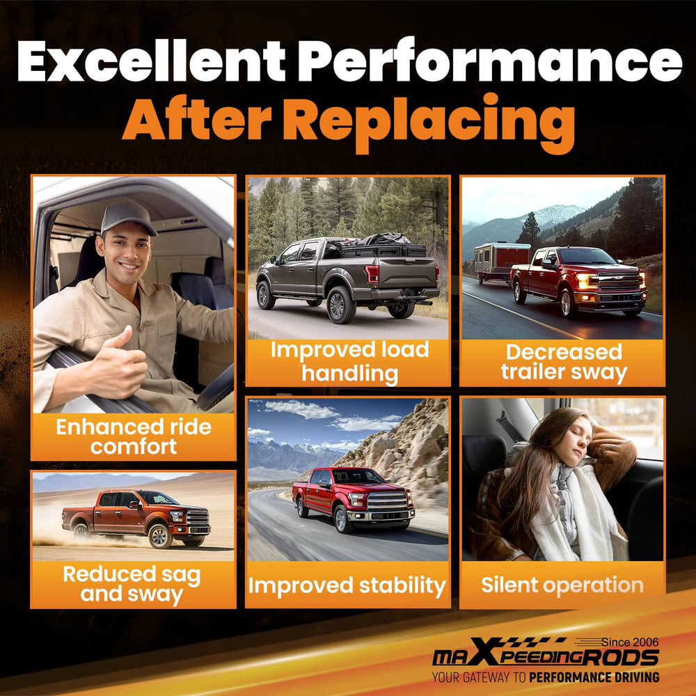 maXpeedingrods low-maintenance suspension improving ride comfort.