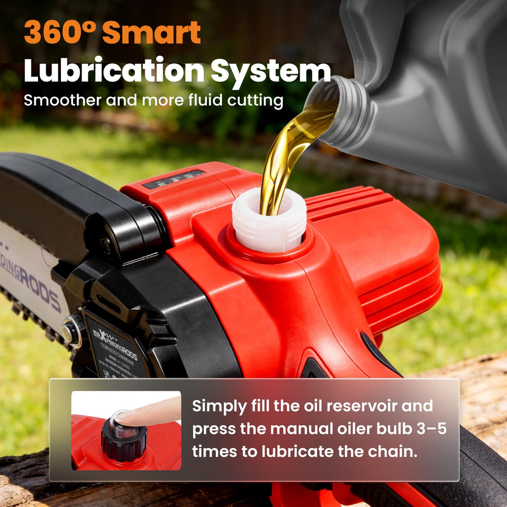 maxpeedingrods mini chainsaw six safety features prioritizing user safety