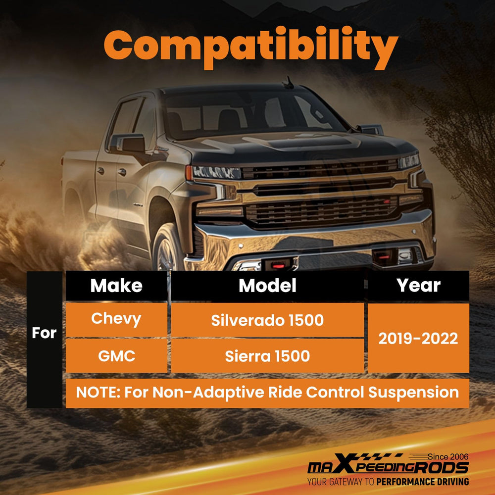 maXpeedingrods one-piece bushing design prevents separation during rugged use.