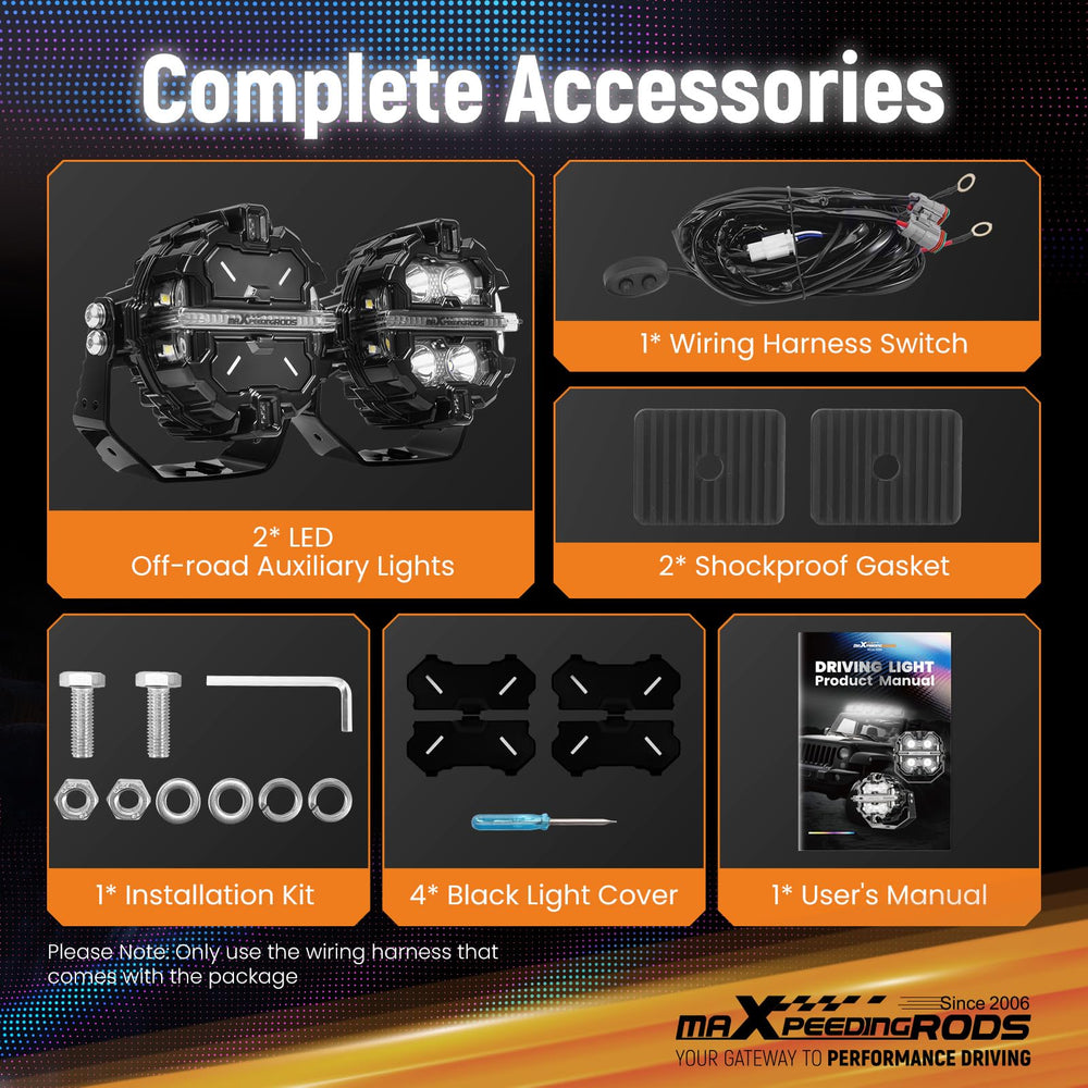 maXpeedingrods 3-meter harness enables plug-and-play installation