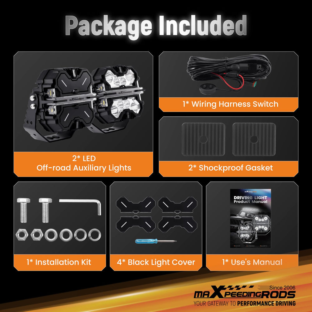 maXpeedingrods quick install with 3m harness and kit