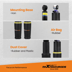 maXpeedingrods rear air shock for GMC Yukon increases cornering confidence.