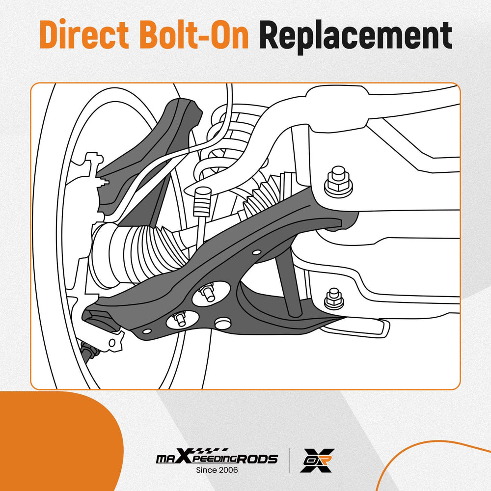 maXpeedingrods rear sway bar end link for Civic, balanced stability