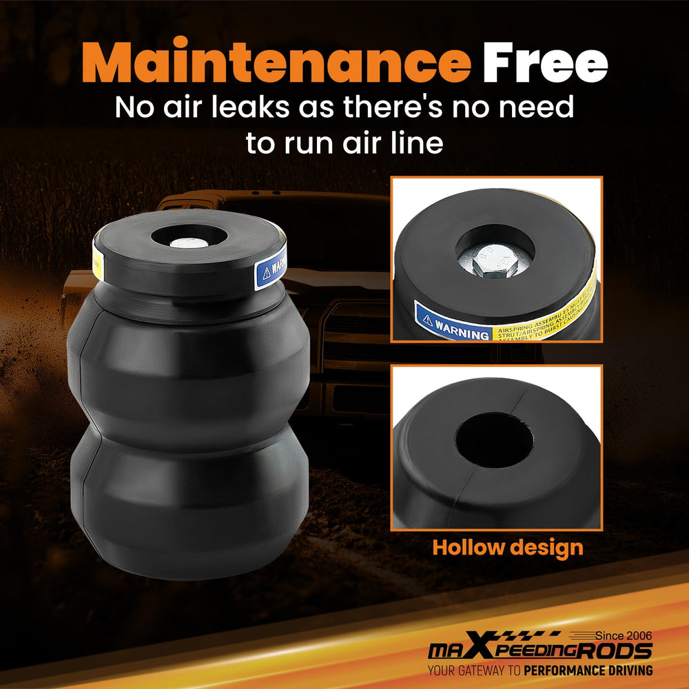 maXpeedingrods ride height stability when carrying off-center loads.