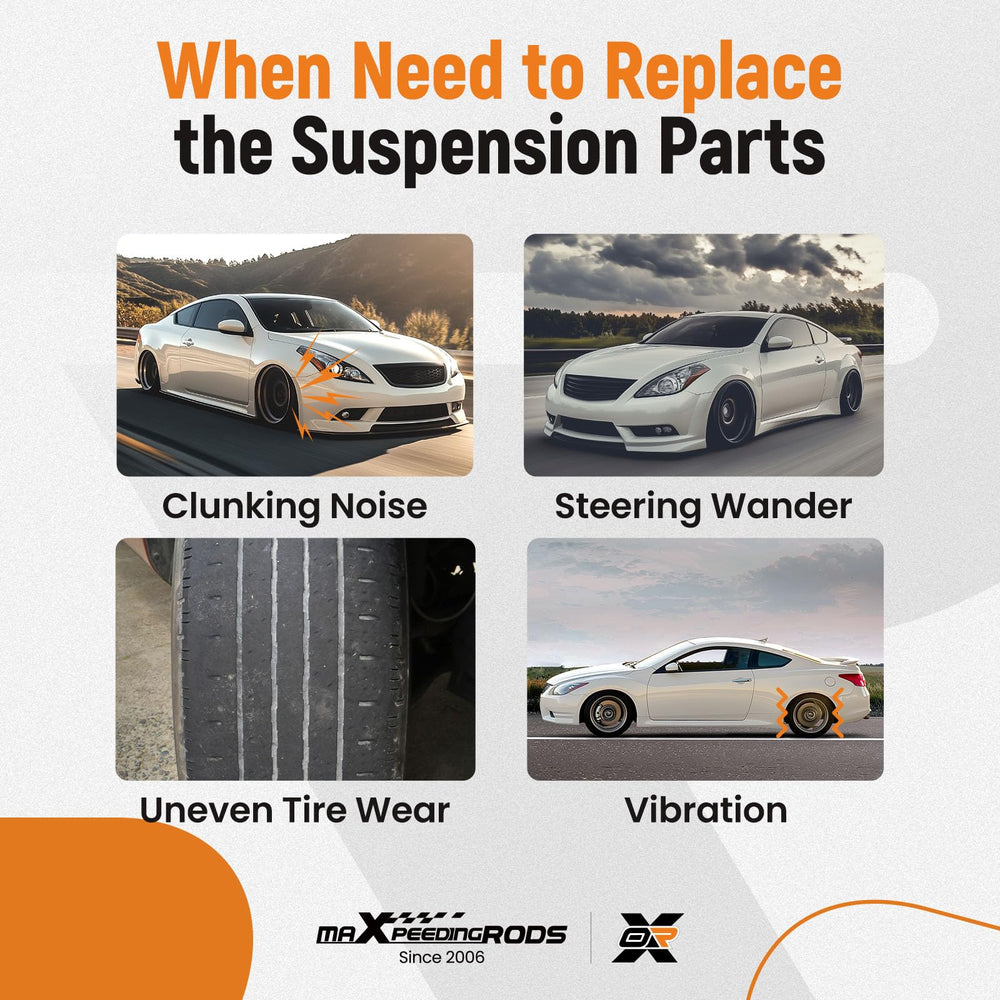 maXpeedingrods steel suspension parts with anti-corrosion coating for lasting durability