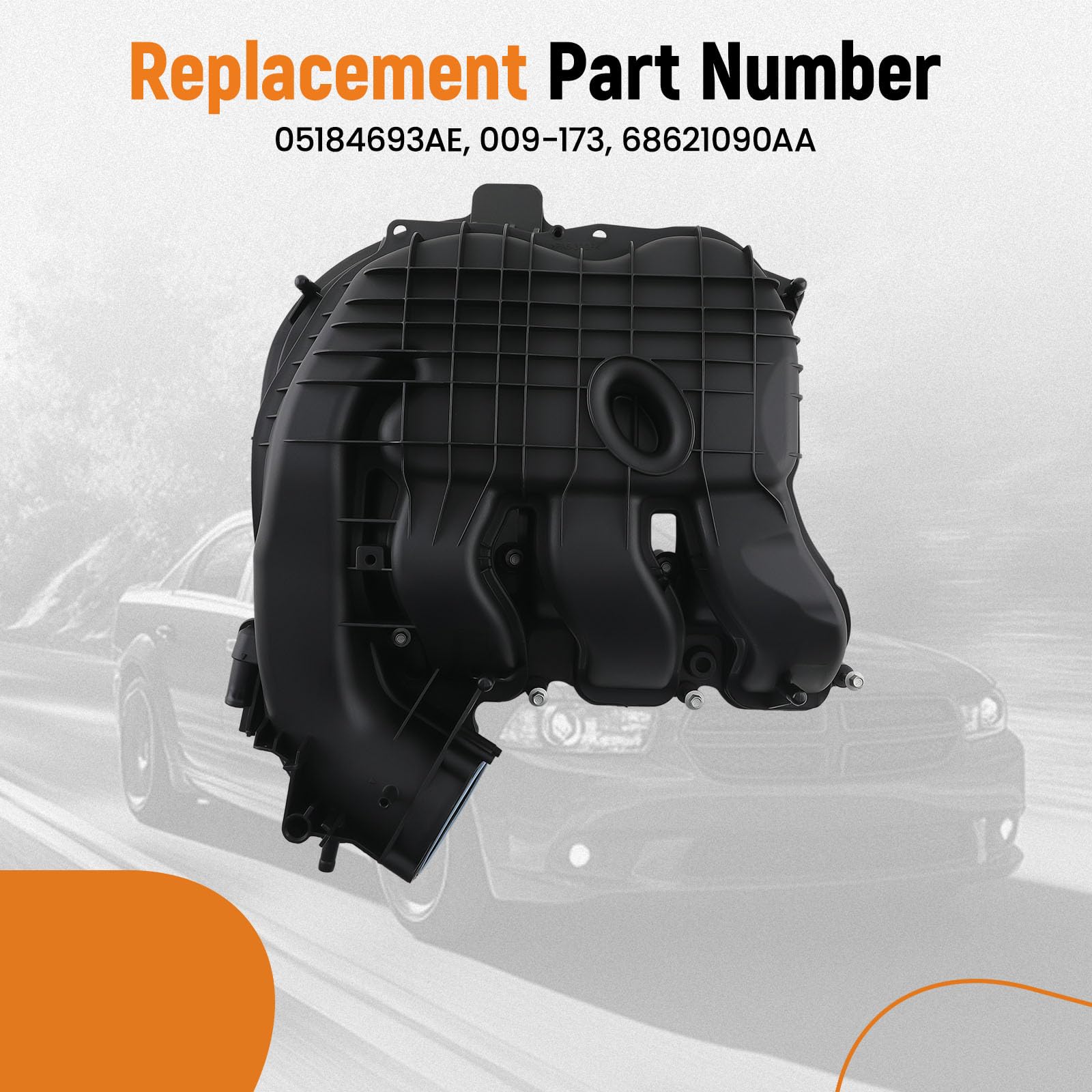 maXpeedingrods upper intake manifold replaces worn parts for Town & Country and Chrysler 200