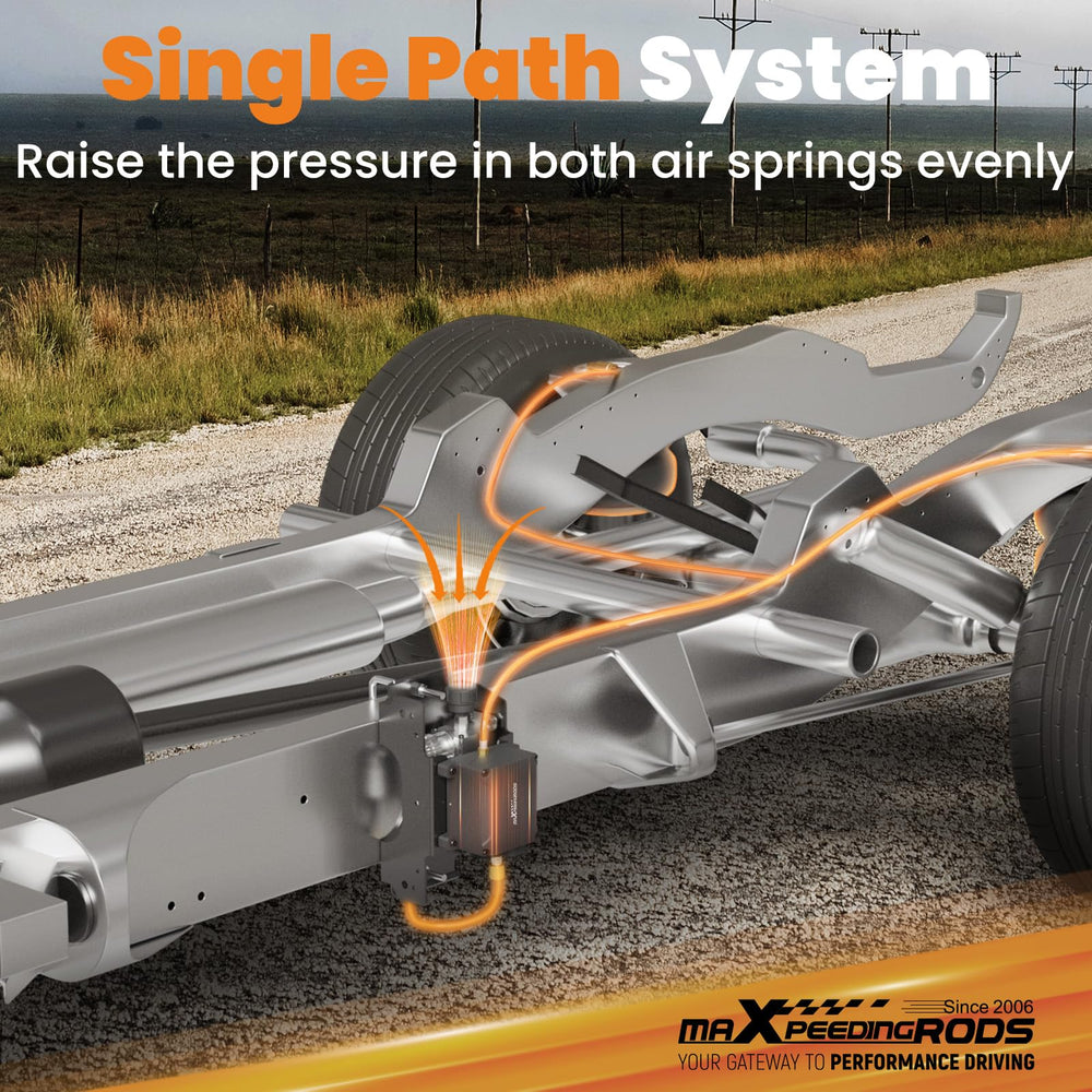 MaXpeedingrods compact system enables versatile installation to fit your vehicle.
