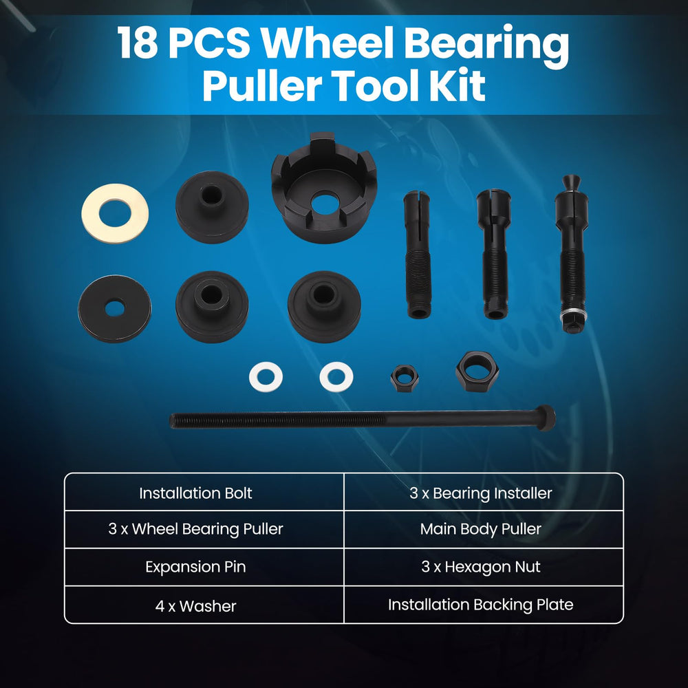 maXpeedingrods VT102 bearing puller kit supports efficient Harley wheel bearing replacement.