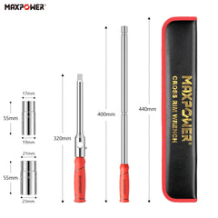 MAXPOWER half-inch drive head delivering robust leverage for lug nuts