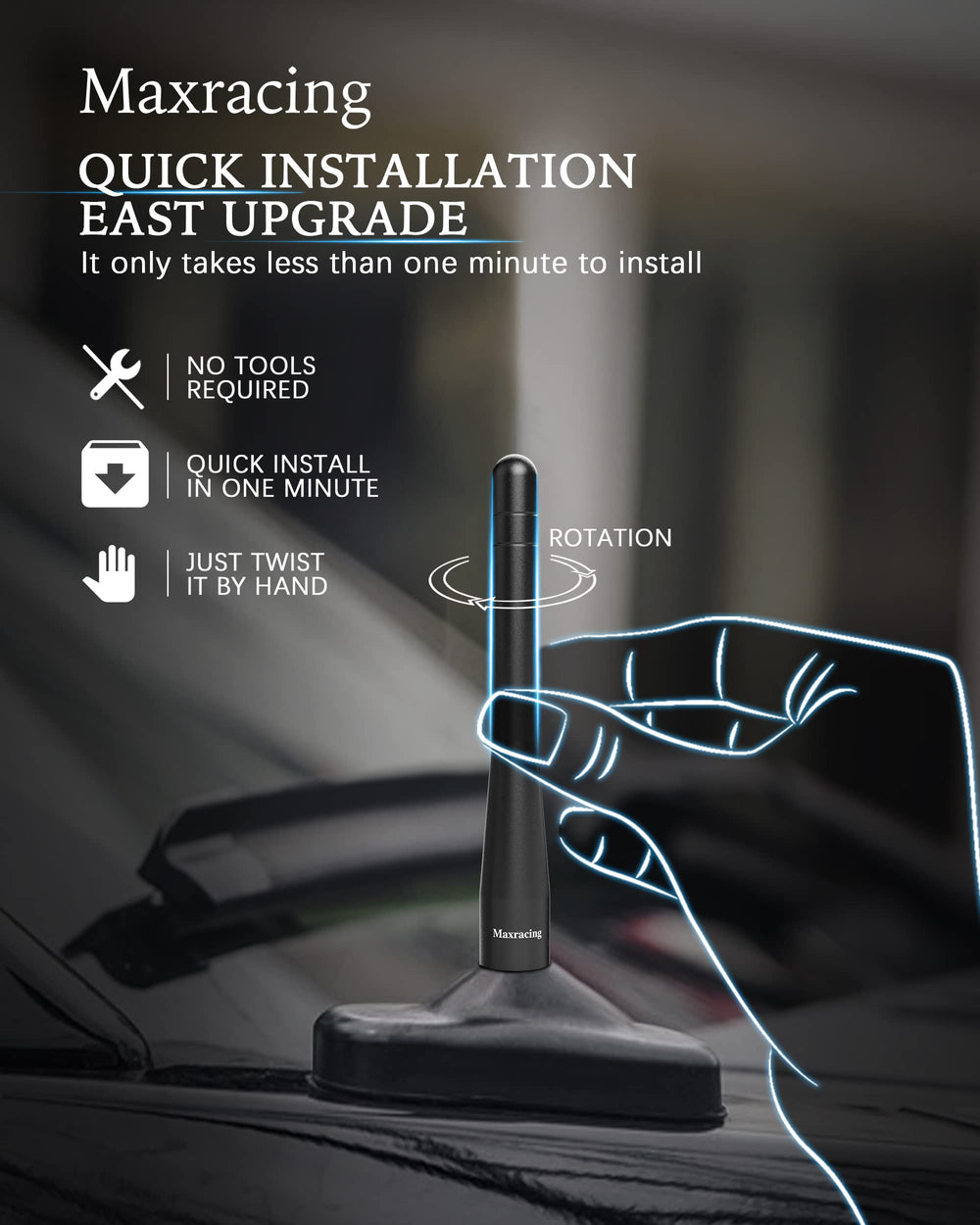 Quick 4-inch replacement preserves GPS and On-Star functionality.