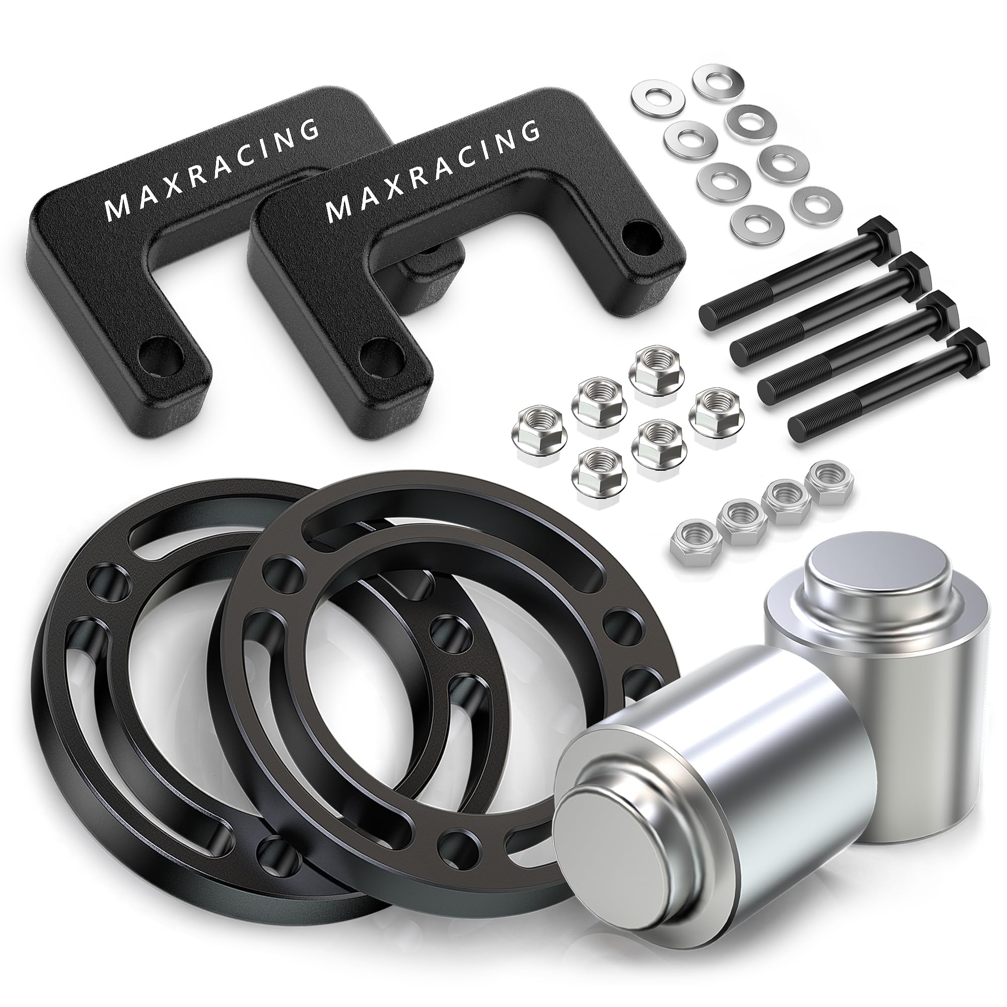 MAXRACING front 3.5-inch lift spacer increases front clearance for larger tires