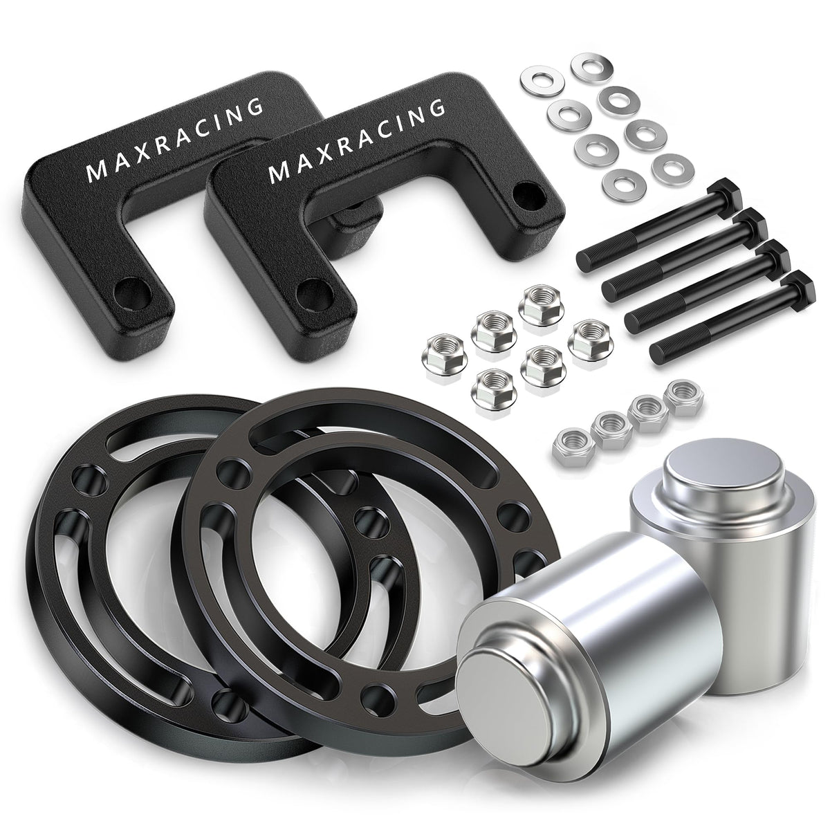 MAXRACING front 3.5-inch lift spacer increases front clearance for larger tires
