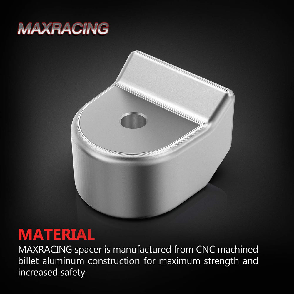 MAXRACING front leveling spacer with locking lip for secure installation