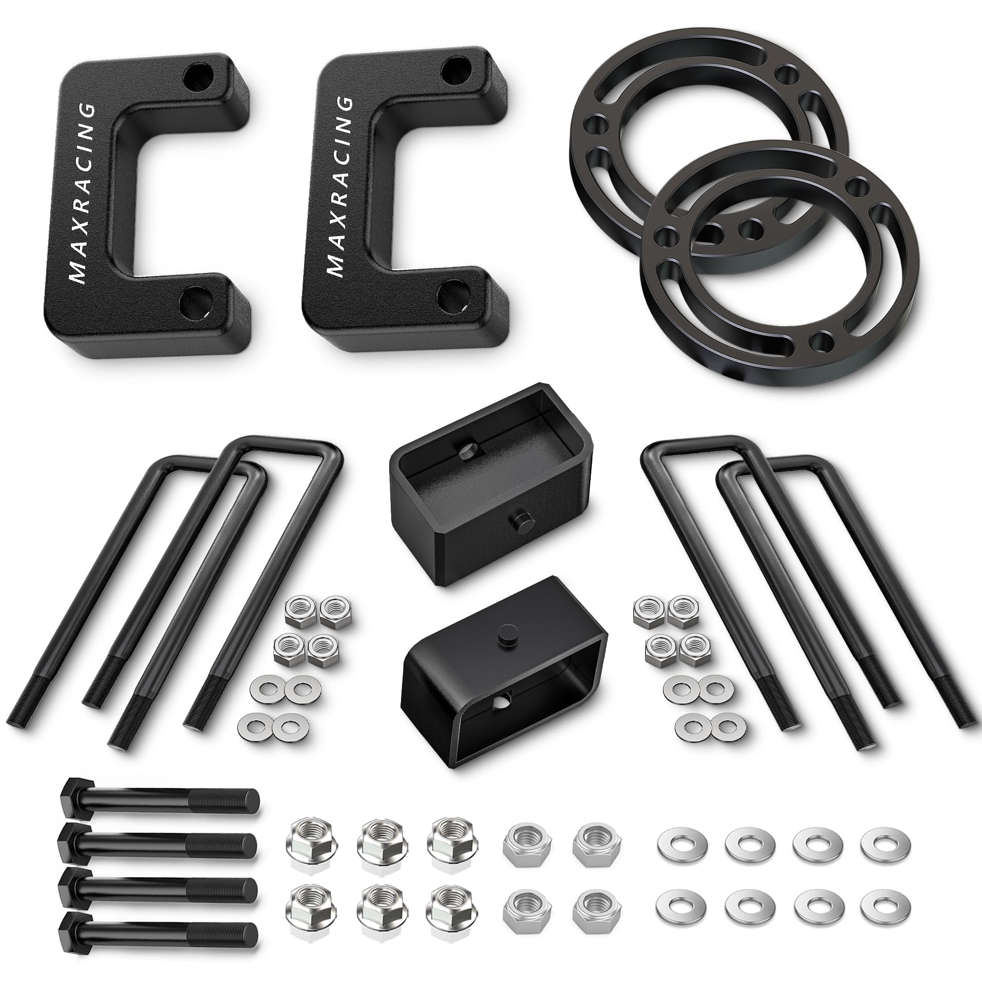 MAXRACING leveling kit upgrade preserves ride quality while enabling larger tires