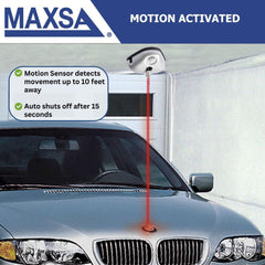 Maxsa Park Right installation setup with included hardware for quick setup.