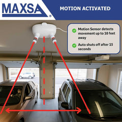 Maxsa 37313 360-degree laser adjustability ensures precise aim.