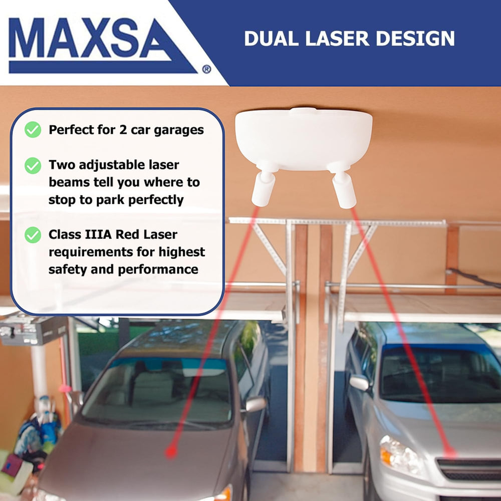 Maxsa 37313 white ceiling-mount design blends with ceiling decor.