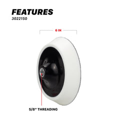 Maxshine 150mm backing plate provides broad coverage on large panels.