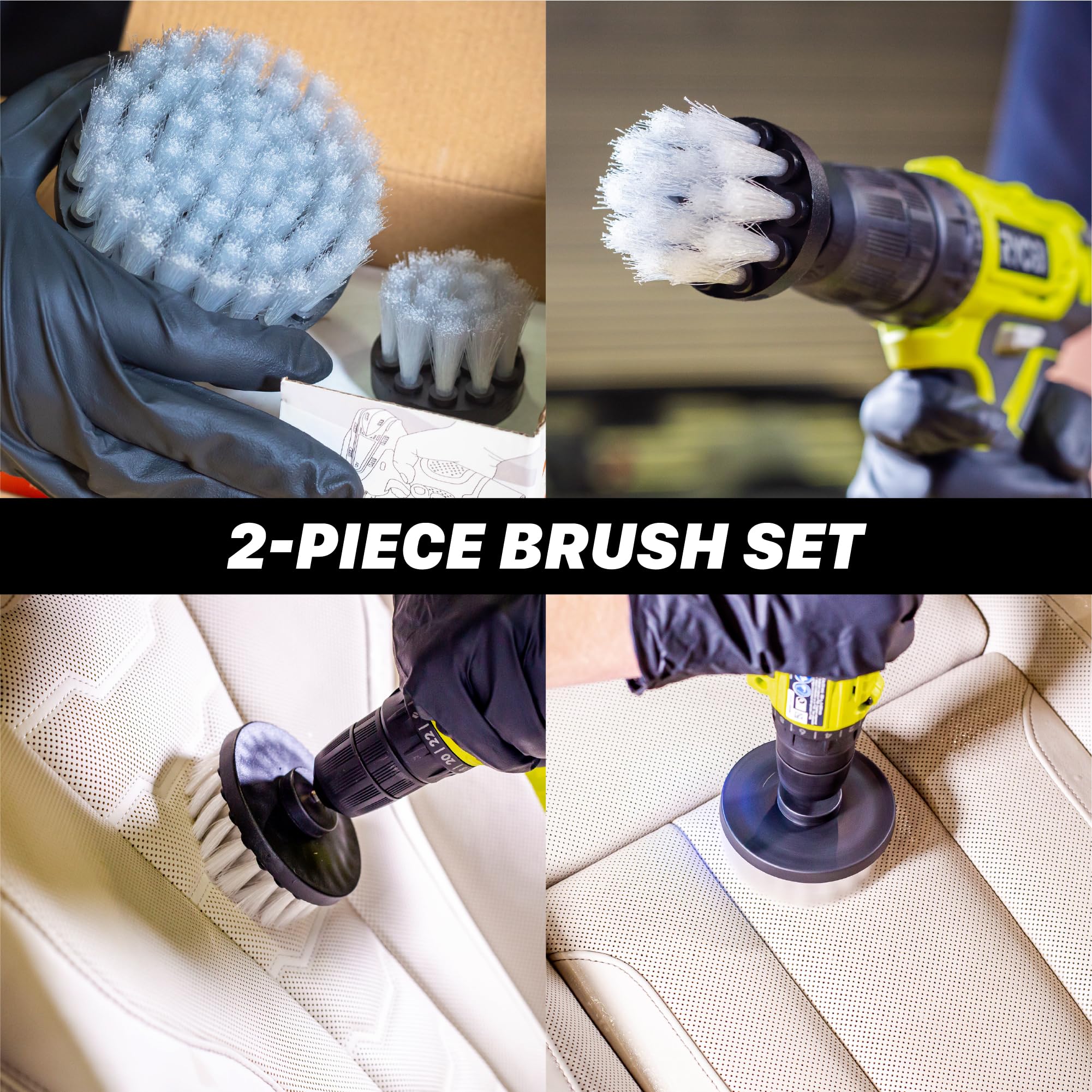 Maxshine 2-piece soft-brush set packaged for quick setup and use.