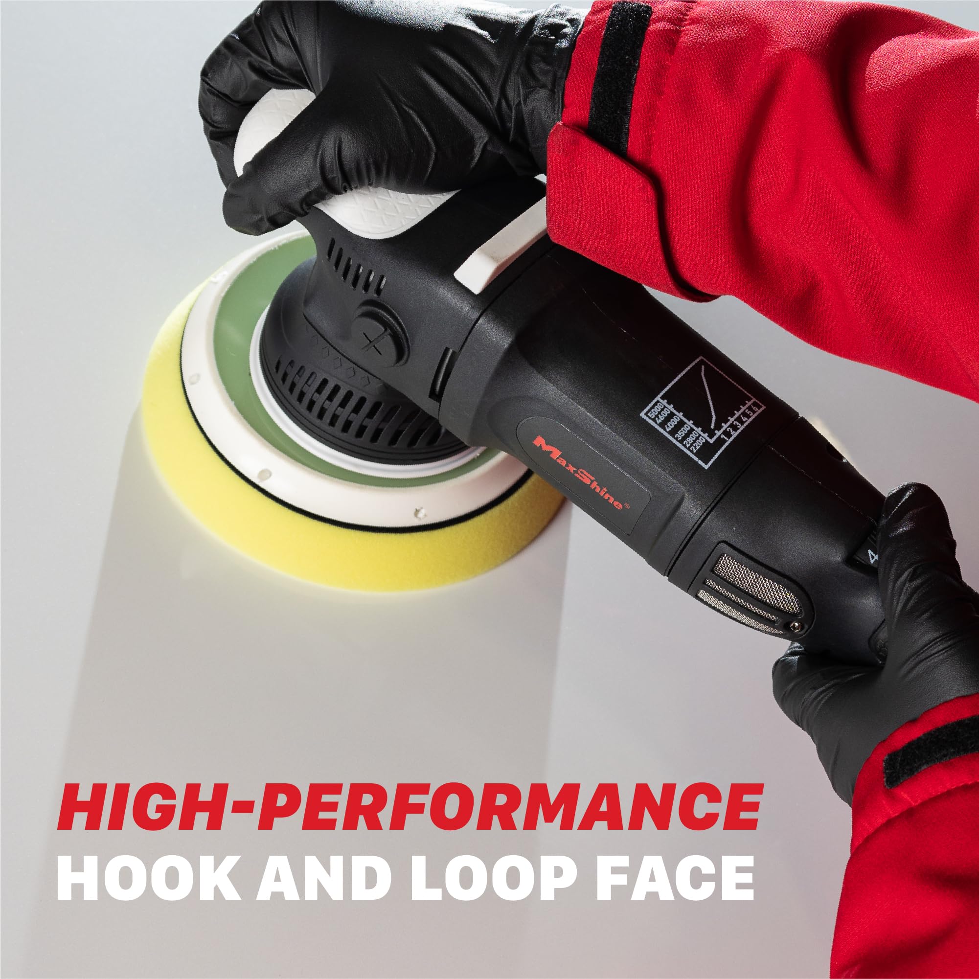 Maxshine backing plate rated to 12,000 OPM for heavy duty use