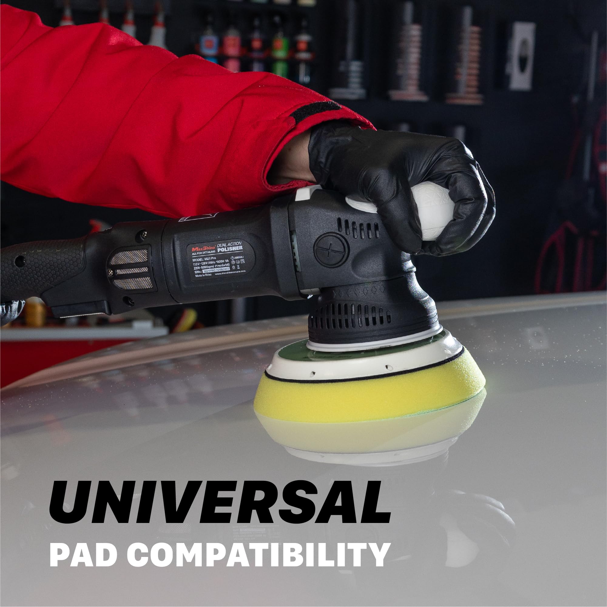 Maxshine M21 Pro variable speed dial offers precise control.