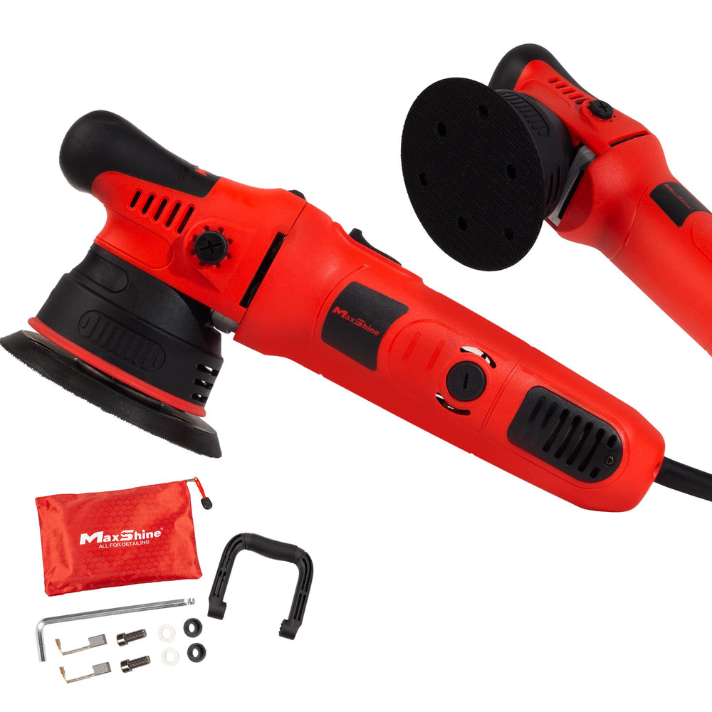 Maxshine M8S V2 dual-action polisher with 8mm throw for swirl control.