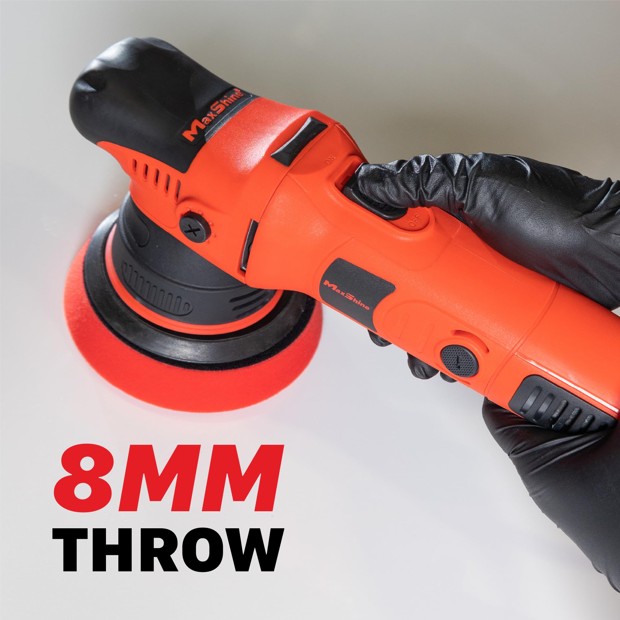 Maxshine M8S V2 ergonomic, low-vibration body for comfortable extended sessions.