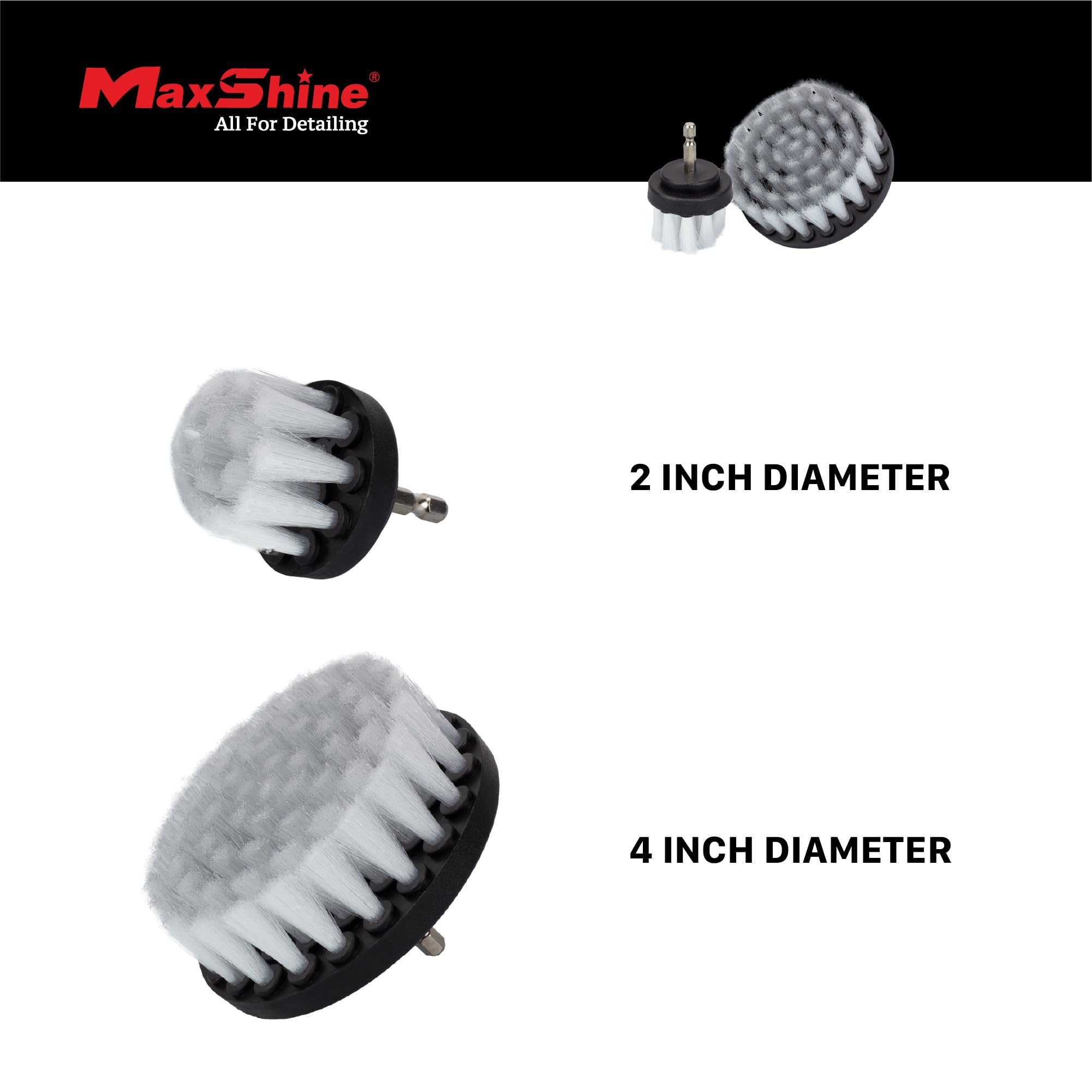 Maxshine universal drill compatibility for easy tool-free setup.