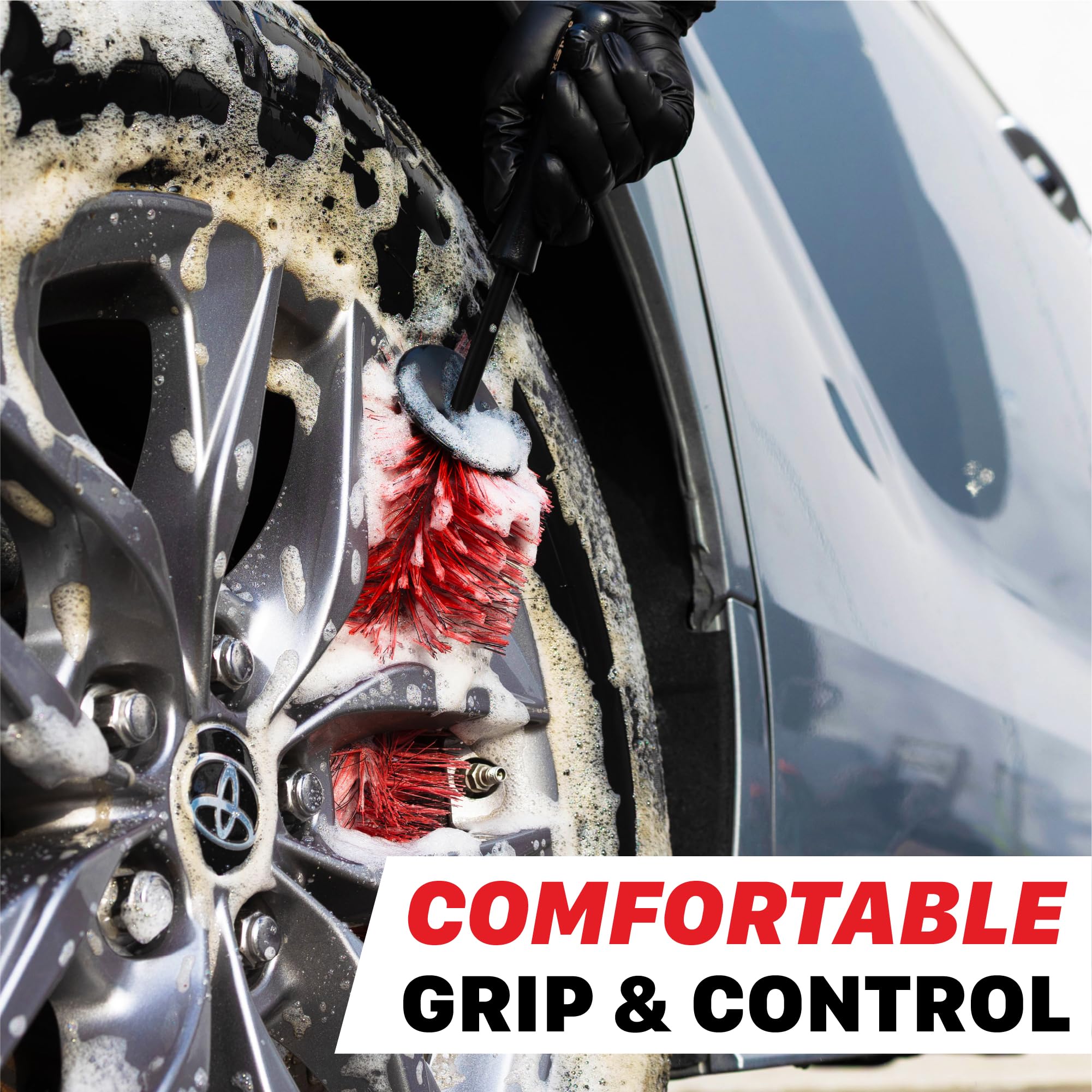 Maxshine comfort grip with knuckle guard for safe handling