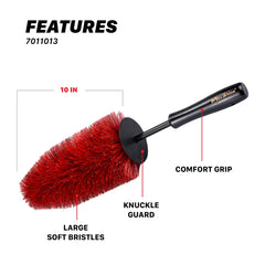 Maxshine soft PP bristles lift brake dust without scratching