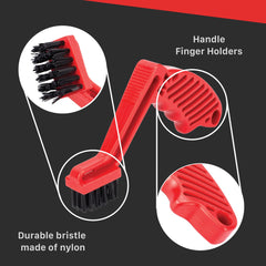 Maxshine wool buffing pad cleaner in red removes buildup for smoother pads.