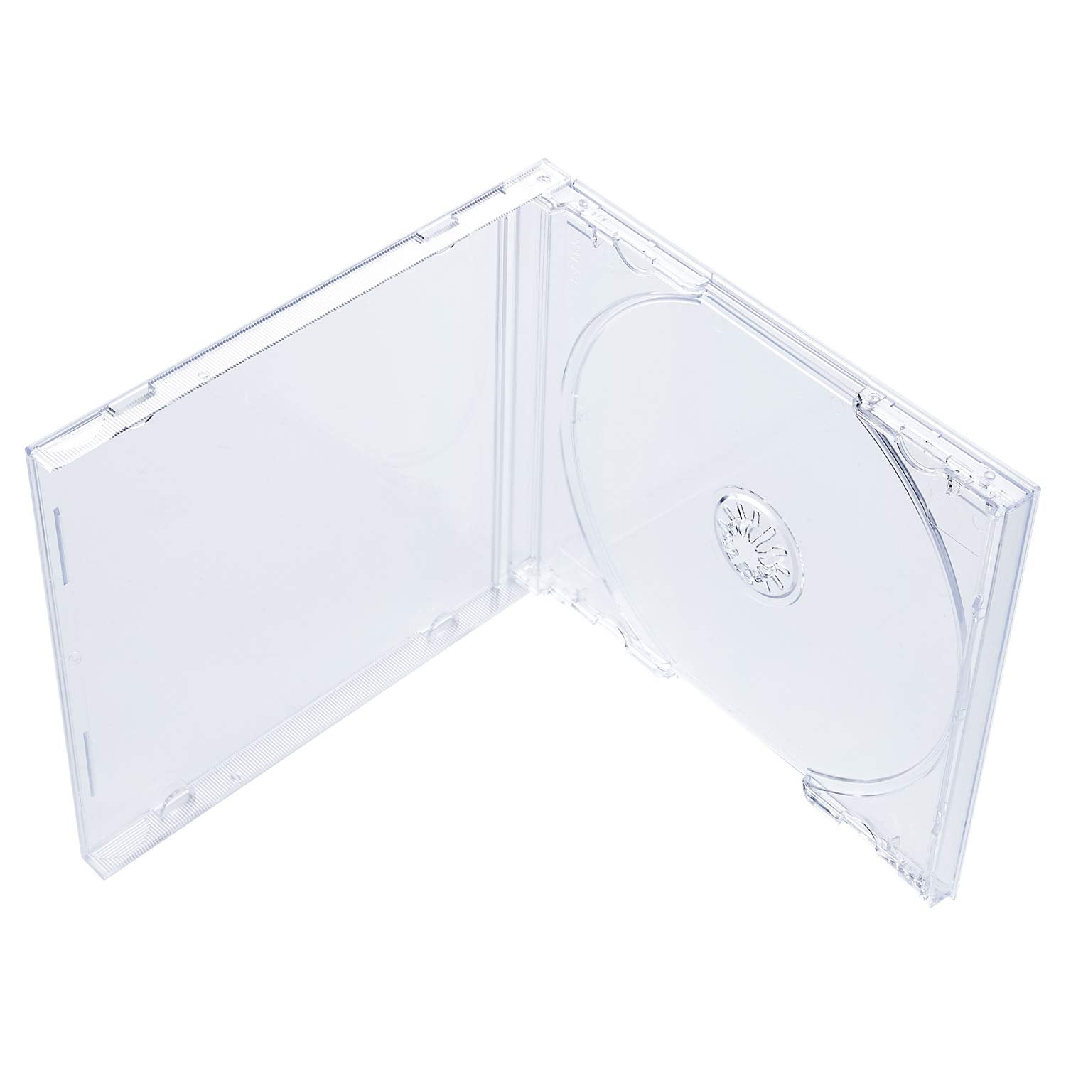 Maxtek 10-pack of clear CD jewel cases for organized media