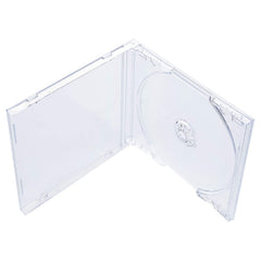 Maxtek 10-pack of clear CD jewel cases for organized media