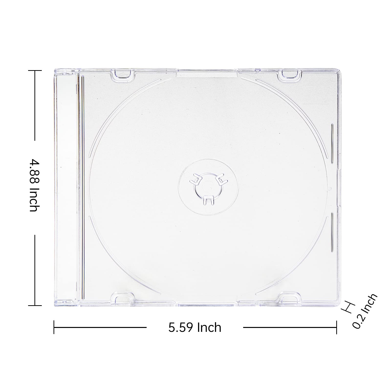 Maxtek slim clear cover highlights your disc while protecting it during handling.