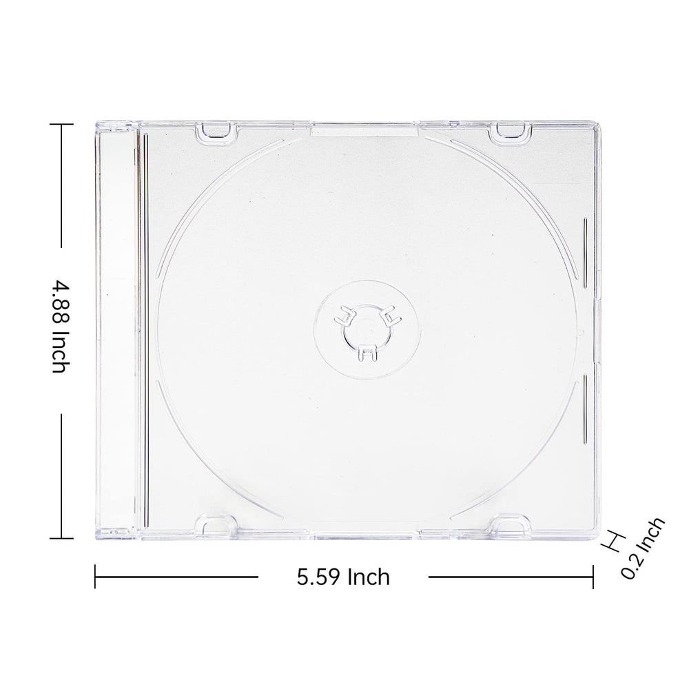 Maxtek slim clear cover highlights your disc while protecting it during handling.