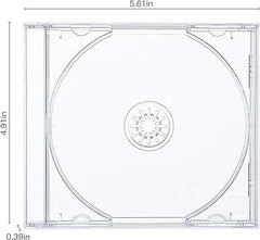 Maxtek standard jewel case inserts clips securely hold standard inserts.