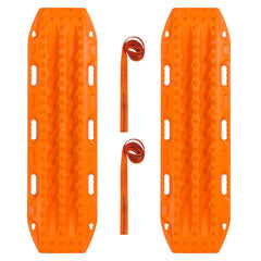 Maxtrax MKII safety orange board front view demonstrates rugged recovery traction