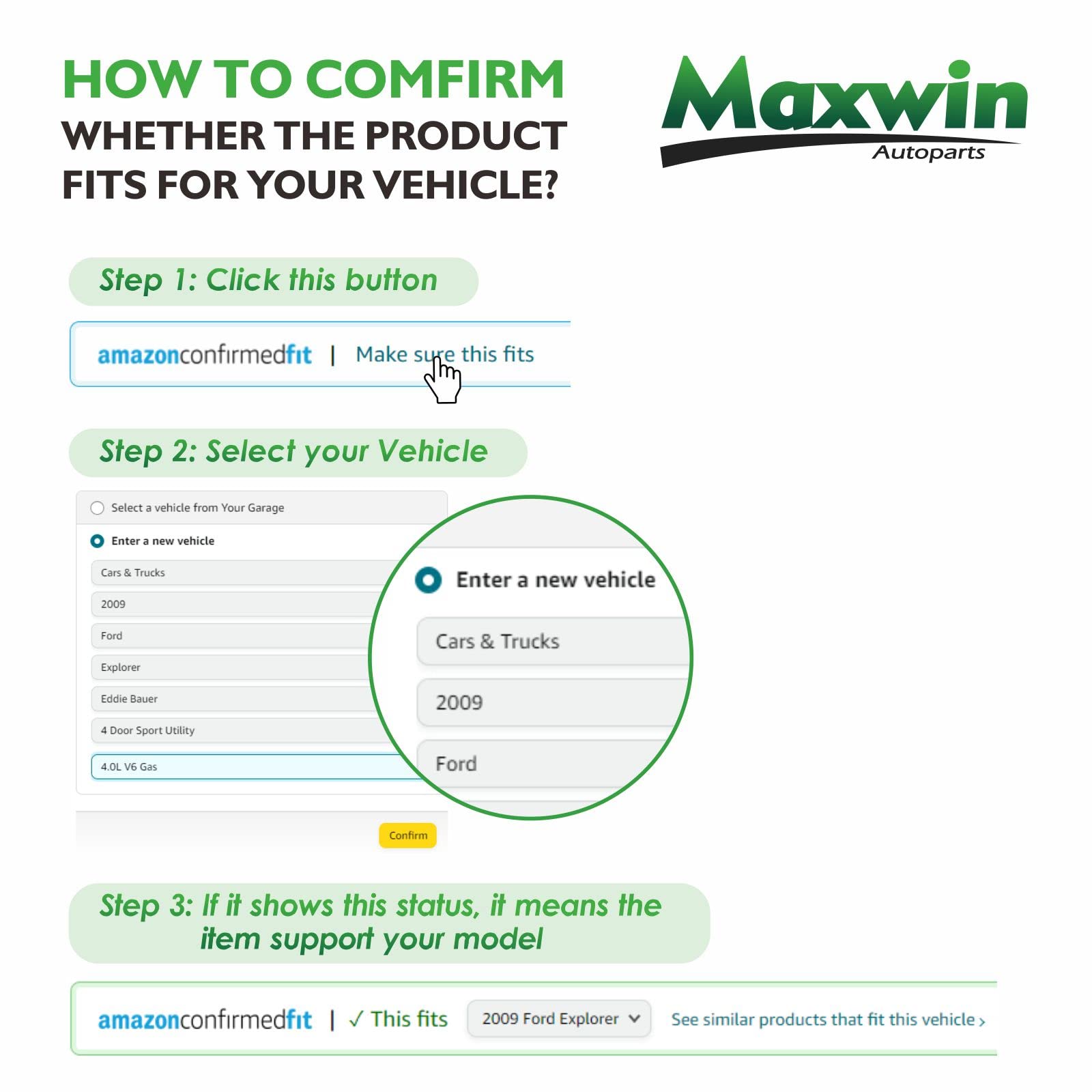MAXWIN offers a 1-year warranty with US-based support