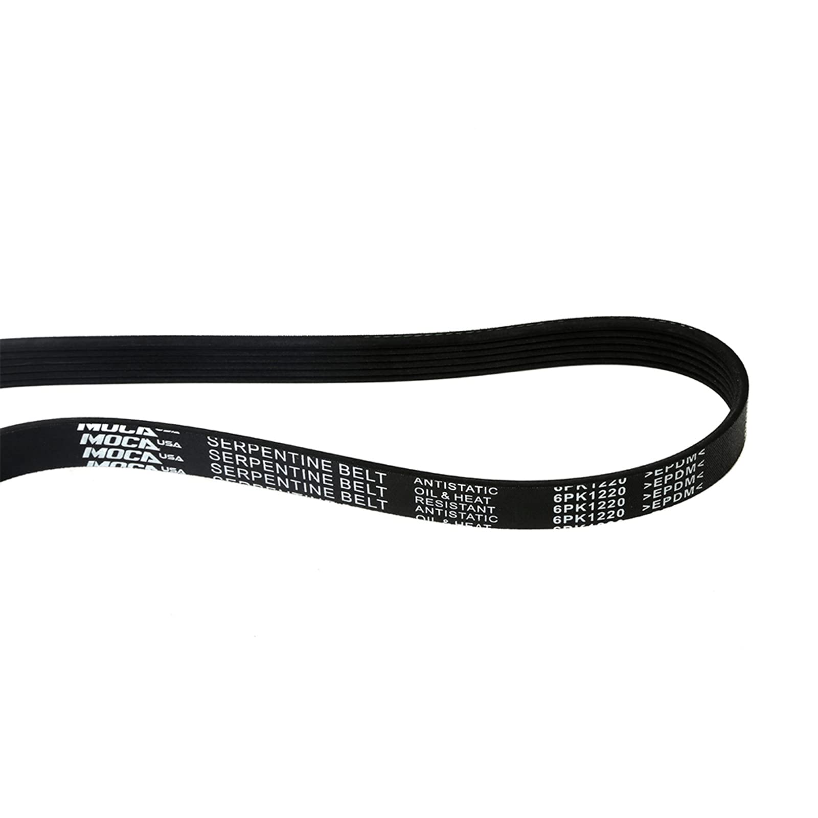 MAXWIN serpentine belt installation guide demonstrating correct alignment and tension