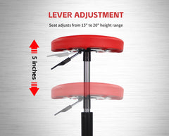 MaxWorks 80771 five swivel castors roll smoothly under load.