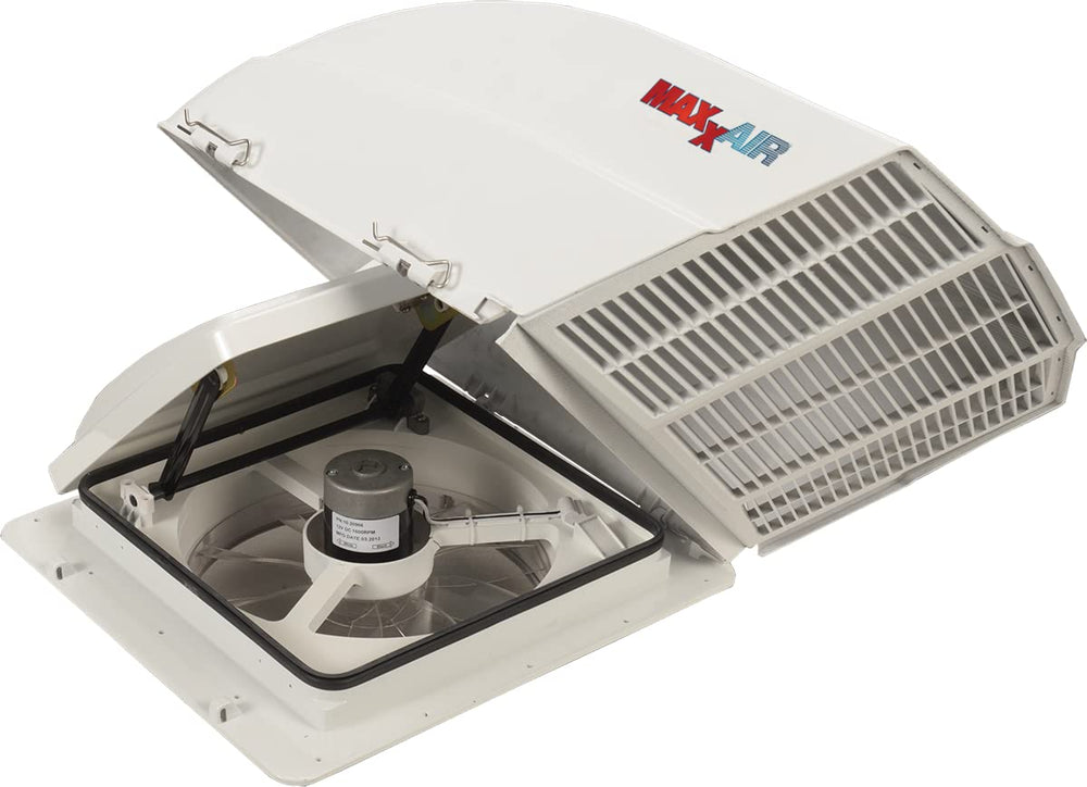 Maxxair Fanmate full-fan access to operate fan or screen without removing cover