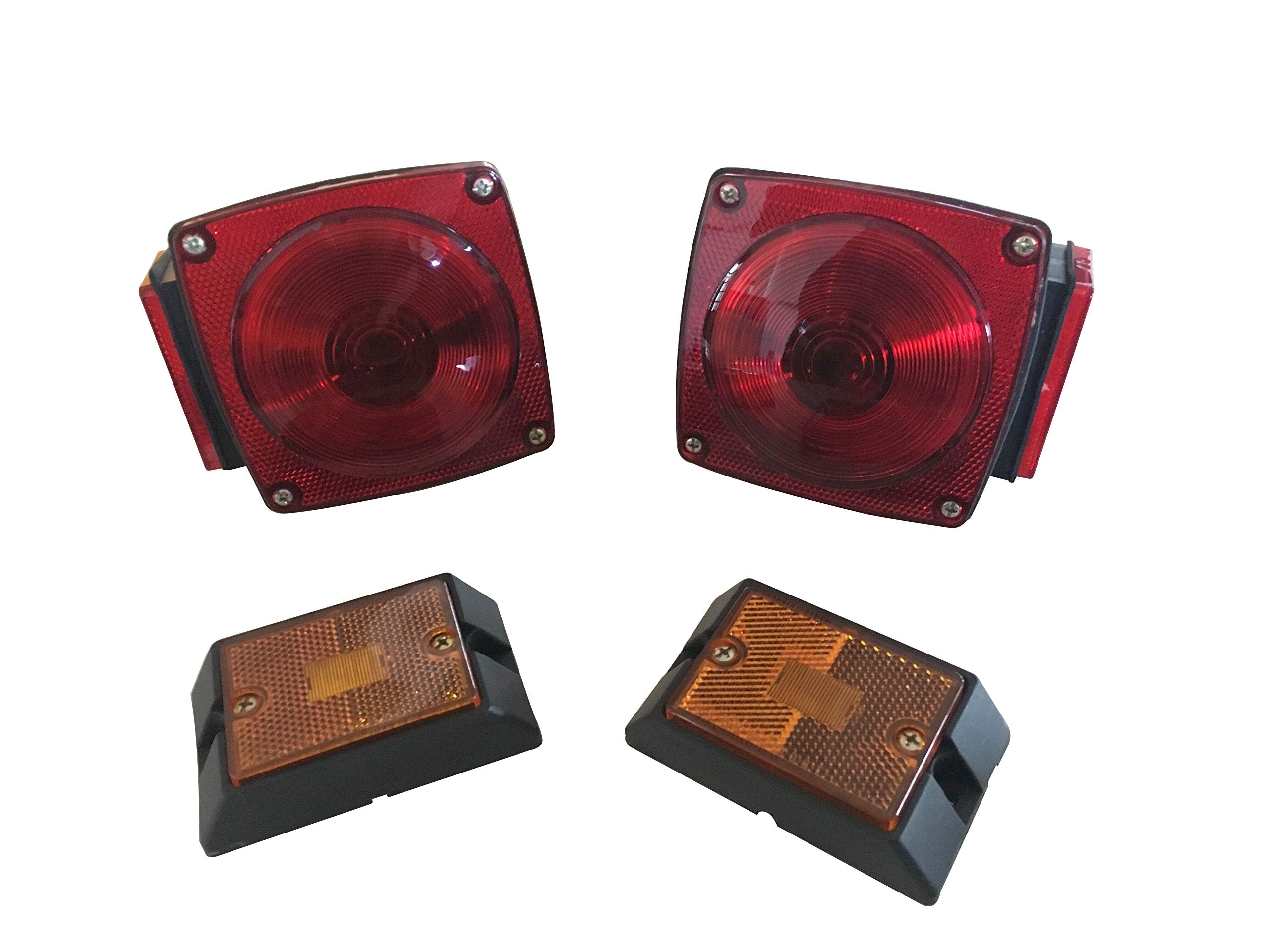 MAXXHAUL amber clearance light adds visibility for wider trailers.
