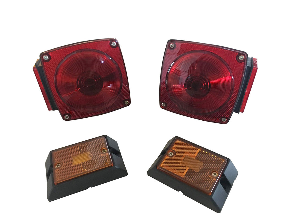 MAXXHAUL amber clearance light adds visibility for wider trailers.