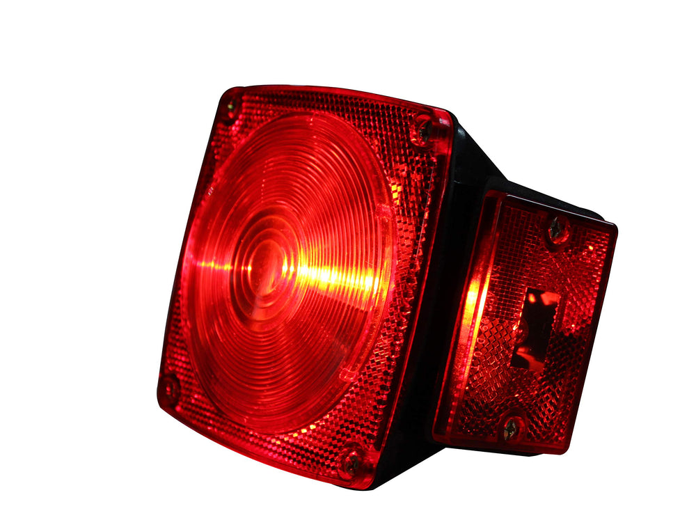 MAXXHAUL 4.5 by 5-inch lenses maximize trailer visibility.